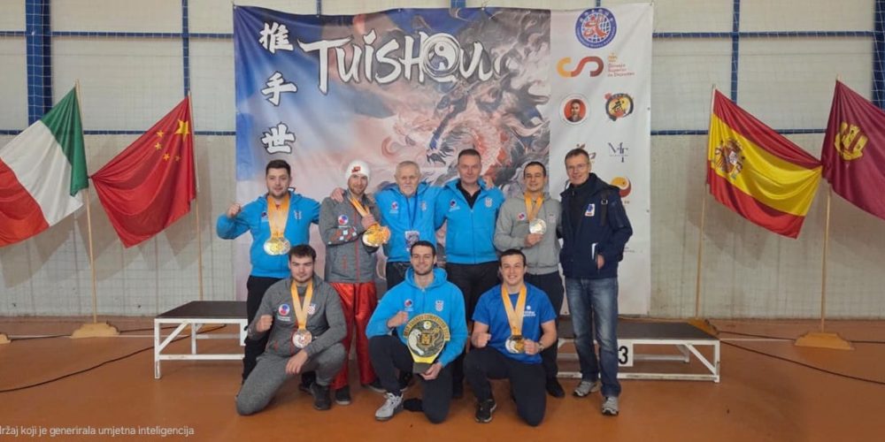 Veliki uspjeh hrvatske muške wushu selekcije na SP u disciplini gurajućih ruku (Tuishou)